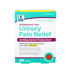 Antibacterial Plus Urinary Pain Relief Tablets, 24 ct, QC99603