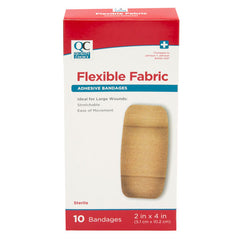 Adhesive Bandages Flexible Fabric XL, 10 ct, QC99768