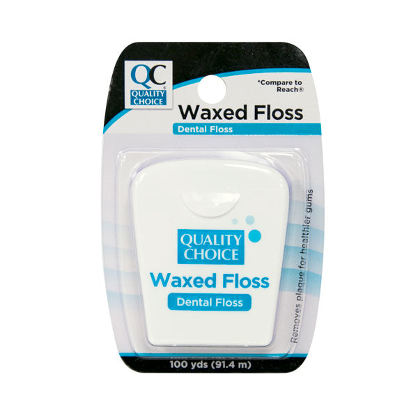 Dental Floss Waxed, 100 yds, QC99148