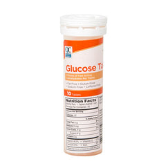 Glucose Tablets, Orange Flavor, 10 ct, QC98866