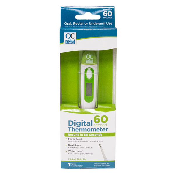 60-Second Digital Thermometer, 1 ct, QC94744