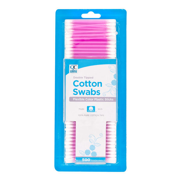 Cotton Color Plastic Swab Sticks, 500 ct, QC99898
