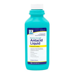 Antacid Max-Strength Liquid, Original Flavor, 12 oz, QC99921