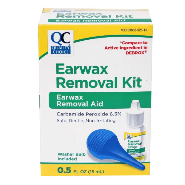 Earwax Removal Kit, 0.5 oz, QC98761