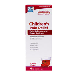 Acetaminophen Children's Oral Suspension, Cherry Flavor, 4 oz, QC98529