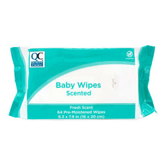 Baby Wipes Scented, 64 ct, QC99899