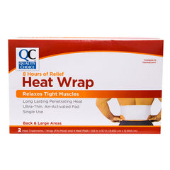 8-Hour Heat Wrap Back/Hip, 2 ct, QC95789