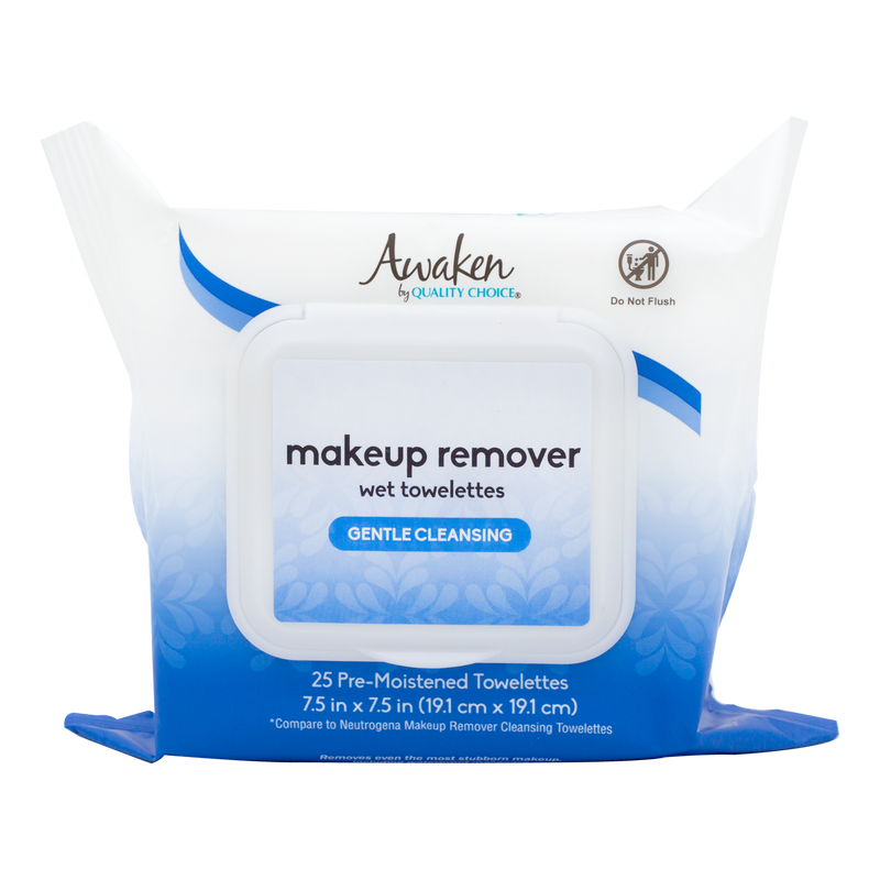 Makeup Remover Wipes, 25 ct, QC99170