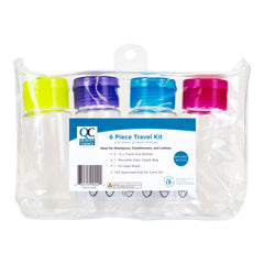 Travel Kit 6-Piece Bottle Set, 1 ct, QC99449