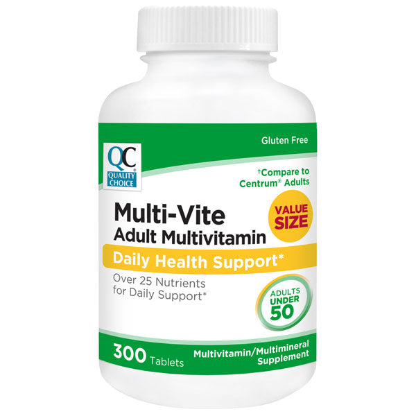 Multi-Vite Adult Advanced Multivitamin Tablets, 300 ct, QC95926