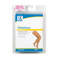 Panty Hose 8-15mmHg Black Tall XL, 1 pr, QC96631