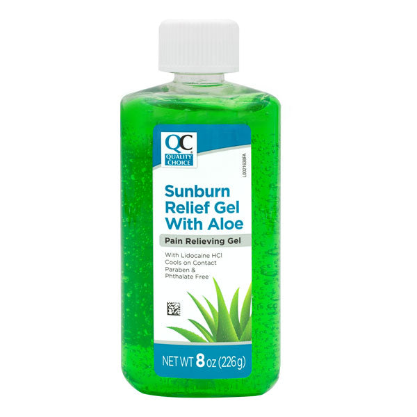 aloe vera plant sunburn treatment After Sun Aloe Vera with Lidocaine, 8 oz, QC99709