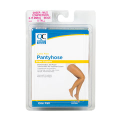 Panty Hose 8-15mmHg Beige Tall XL, 1 pr, QC96628