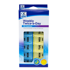 Weekly Twice-a-Day Pill Organizer, 1 ct, QC99270