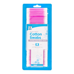 Cotton Color Plastic Swab Sticks, 500 ct, QC99898