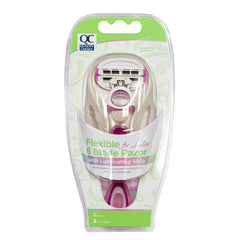 Six-Blade Women's Razor System with Cartridges, 1 ct, QC96997
