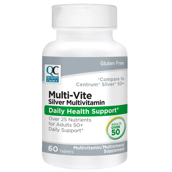 Multi-Vite 50+ with Lycopene & Lutein Tablets, 60 ct, QC95030