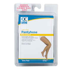 Panty Hose 15-20mmHg Black Queen, 1 pr, QC96645