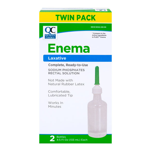 Enema Twin Pack, 2 / 4.5 oz, QC97004