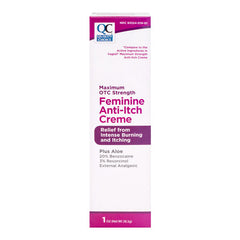 Anti-Itch Vaginal Max-Strength Cream, 1 oz, QC97056