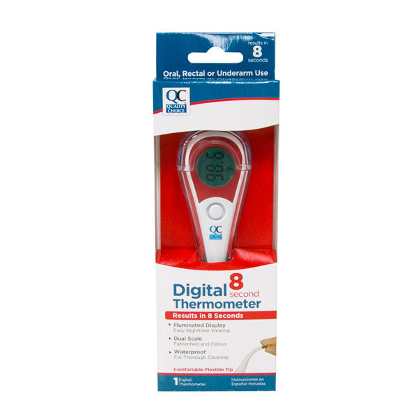 8-Second Flex Digital Thermometer, 1 ct, QC95892