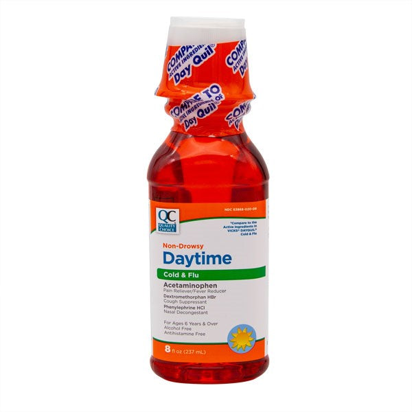 Daytime Cold & Flu Liquid, Original Flavor, 8 oz, QC97010