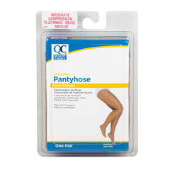 Panty Hose 15-20mmHg Beige Medium, 1 pr, QC96640