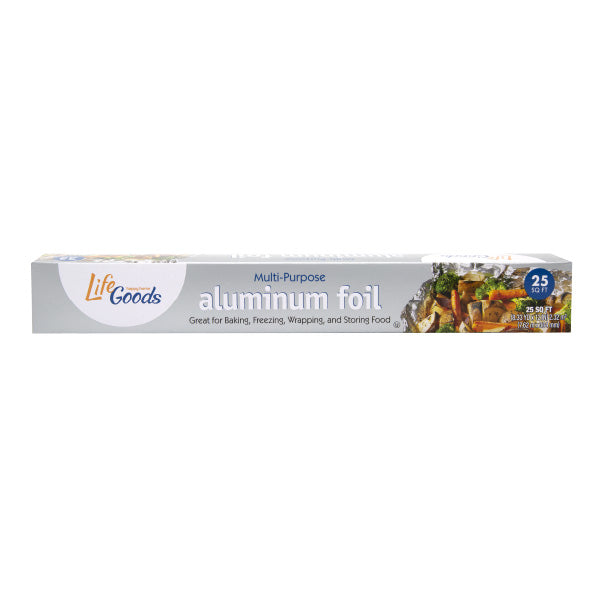 LifeGoods Aluminum Foil 12", 25 sqft, QC60058