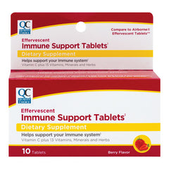 Effervescent Immune Support Dietary Supplement Tablets, 10 ct, QC99902