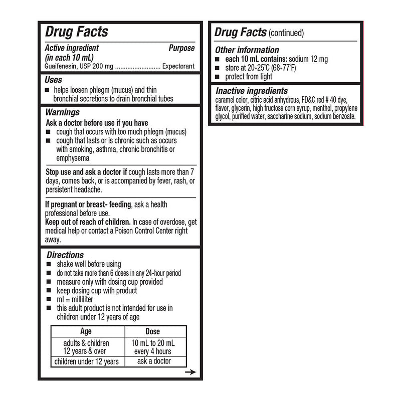 Tussin Expectorant, 4 oz, QC99911