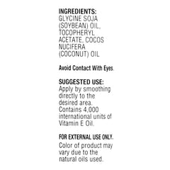 Vitamin E 4000 IU Oil, 4 oz, QC98790