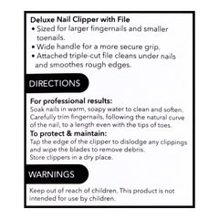 Nail Clipper with File, 1 ct, QC95311