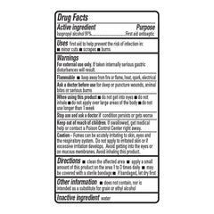91%  Isopropyl Alcohol White, 16 oz, QC98296