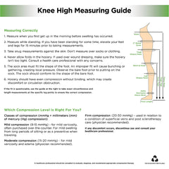 Stocking Knee High Closed Toe 20-30mmHg Beige XL, 1 pr, QC96654