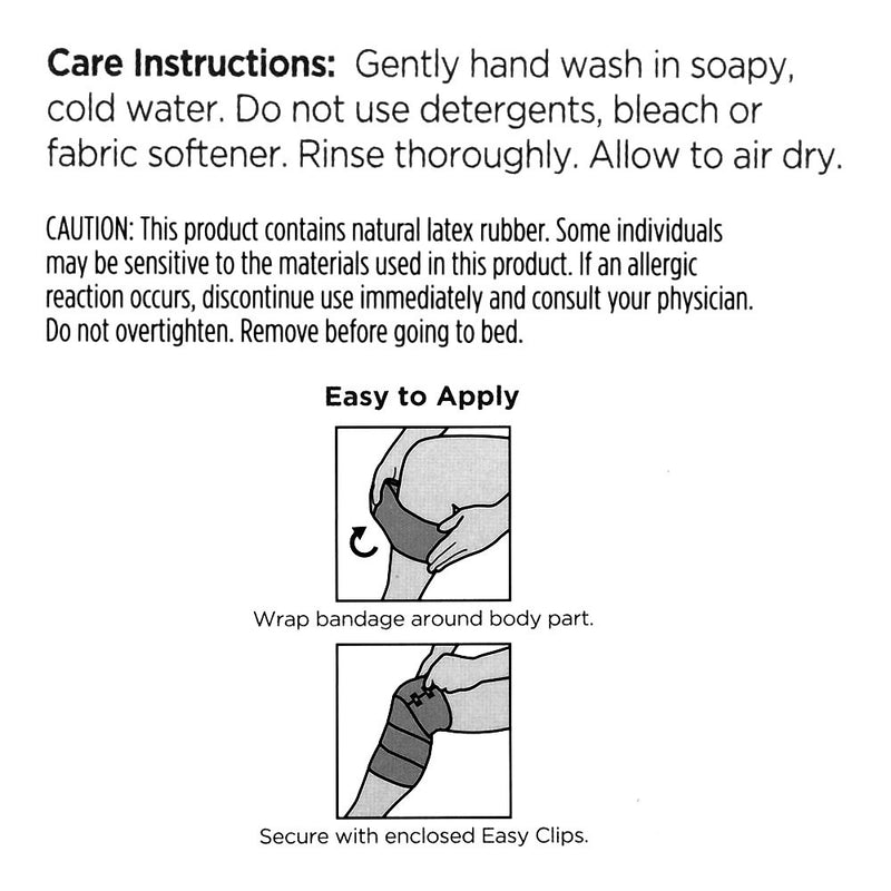 Elastic Bandage with Clips 4", 1 ct, QC94506