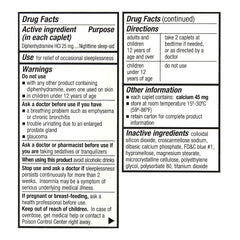 Rest Simply Nighttime Sleep-Aid Caplets, 100 ct, QC95997