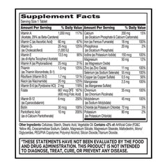 Multi-Vite Adult Advanced Multivitamin Tablets, 300 ct, QC95926