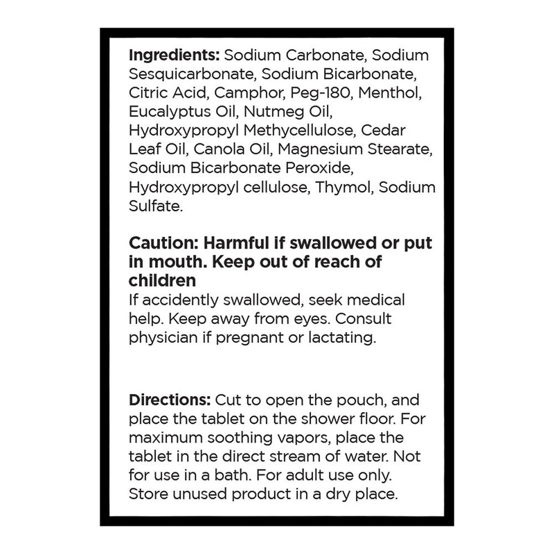 Vapor Shower Tablets, 3 ct, QC99951