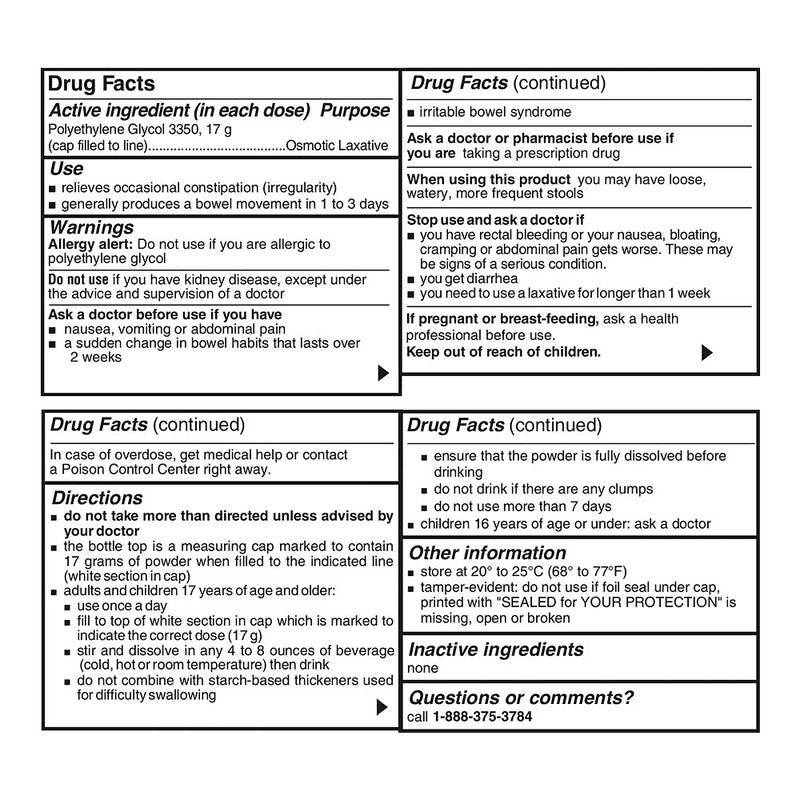 Natura-LAX 14-Day Dose Powder, 8.3 oz, QC95981