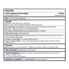 Sleep-Aid Max-Strength Softgels, 32 ct, QC99681