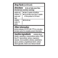 Acetaminophen PM Extra-Strength 500 mg Caplets, 50 ct, QC99597
