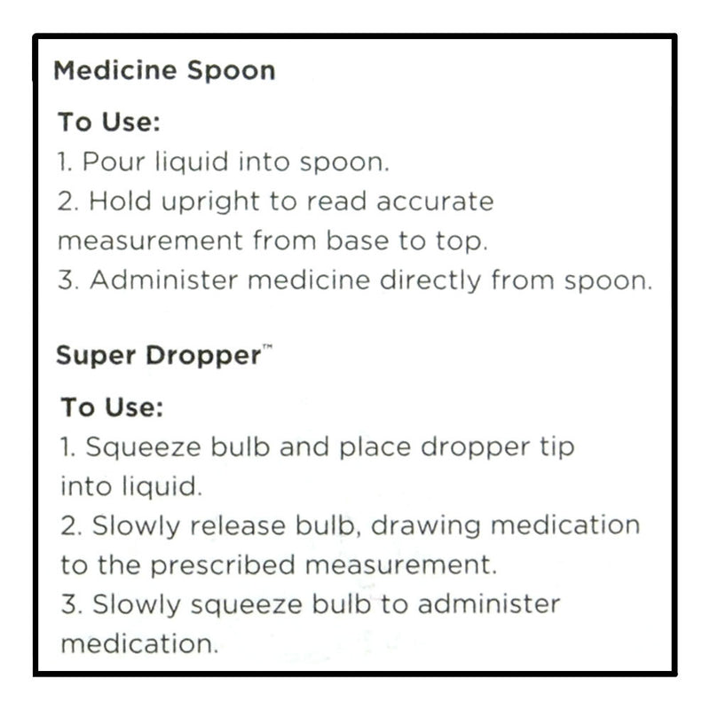 Medicine Spoon/Dropper Kit, 1 ct, QC99266 | quality-choice-products