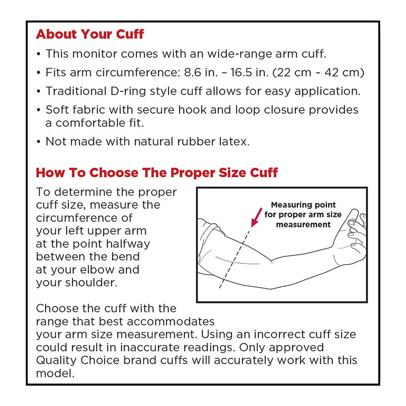 Blood Pressure Monitor Premium Talking w/ Wide Range Cuff