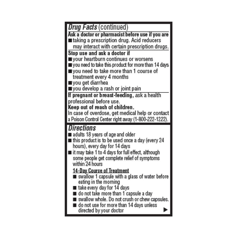 Lansoprazole 15 mg Acid Reducer Capsules, 14 ct, QC99751