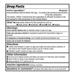 Flu Symptom Relief Quick-Dissolving Non-Drowsy Pellets, 6 ct, QC99858