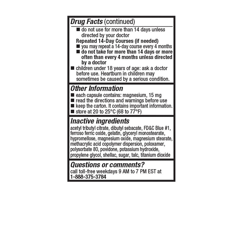 Esomeprazole 20 mg Acid Reducer Capsules, 14 ct, QC99635
