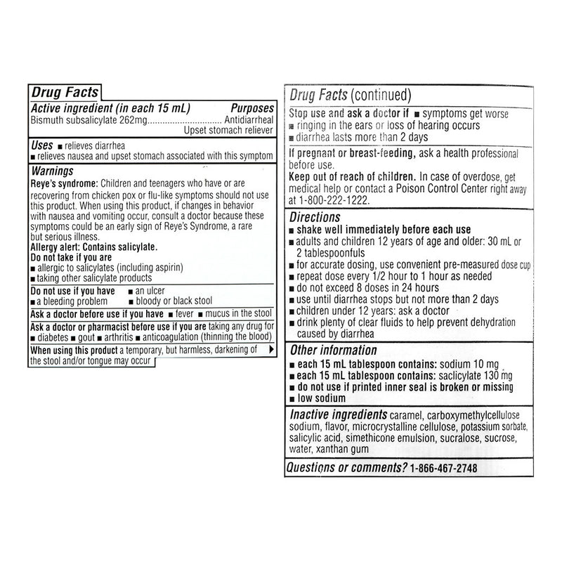 Anti-Diarrheal Liquid, Vanilla Flavor, 12 oz, QC94812