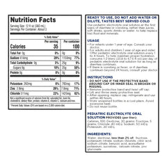 Pediatric Electrolyte with Zinc, Unflavored, 33.8 oz, QC99725