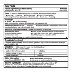Allergy Relief Tablets, 300 ct QC99918