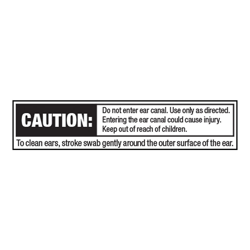 Cotton Swabs Paper Sticks - Travel Size, 50 ct, QC96514